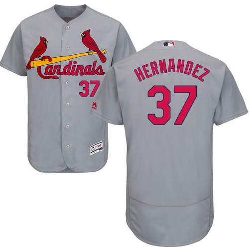 Cardinals 37 Keith Hernandez Gray Flexbase Jersey